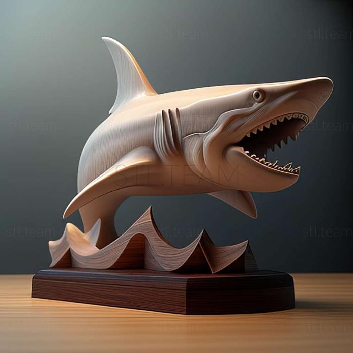 Animals shark 3d model